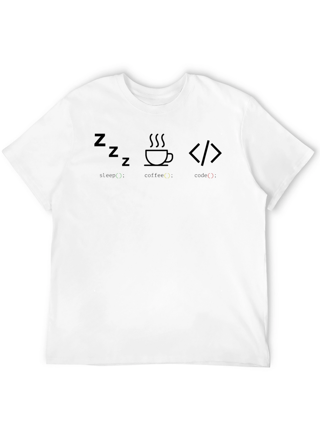 Sleep Coffee Code T-Shirt - Programmer Humor Tee