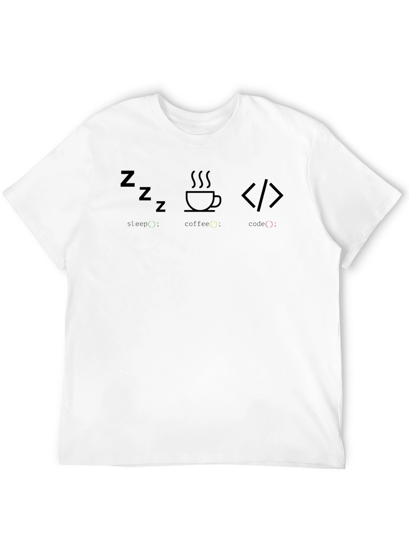 Sleep Coffee Code T-Shirt - Programmer Humor Tee