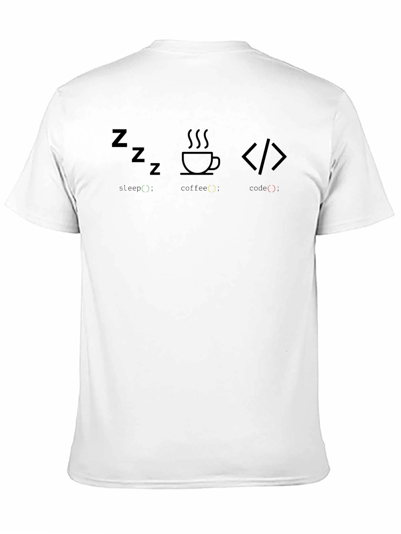 Sleep Coffee Code T-Shirt - Programmer Humor Tee