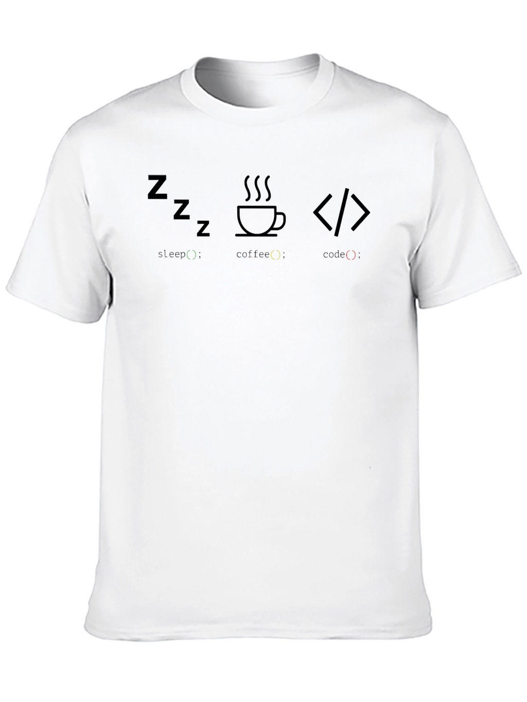 Sleep Coffee Code T-Shirt - Programmer Humor Tee