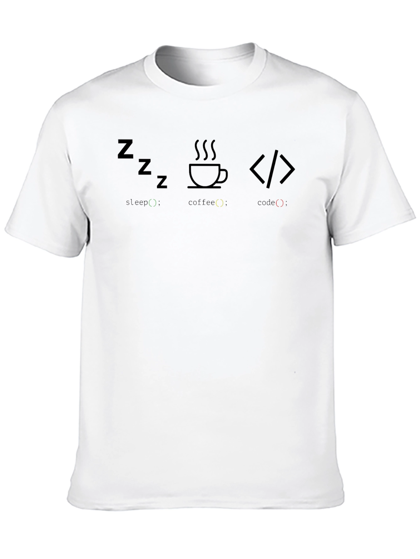 Sleep Coffee Code T-Shirt - Programmer Humor Tee