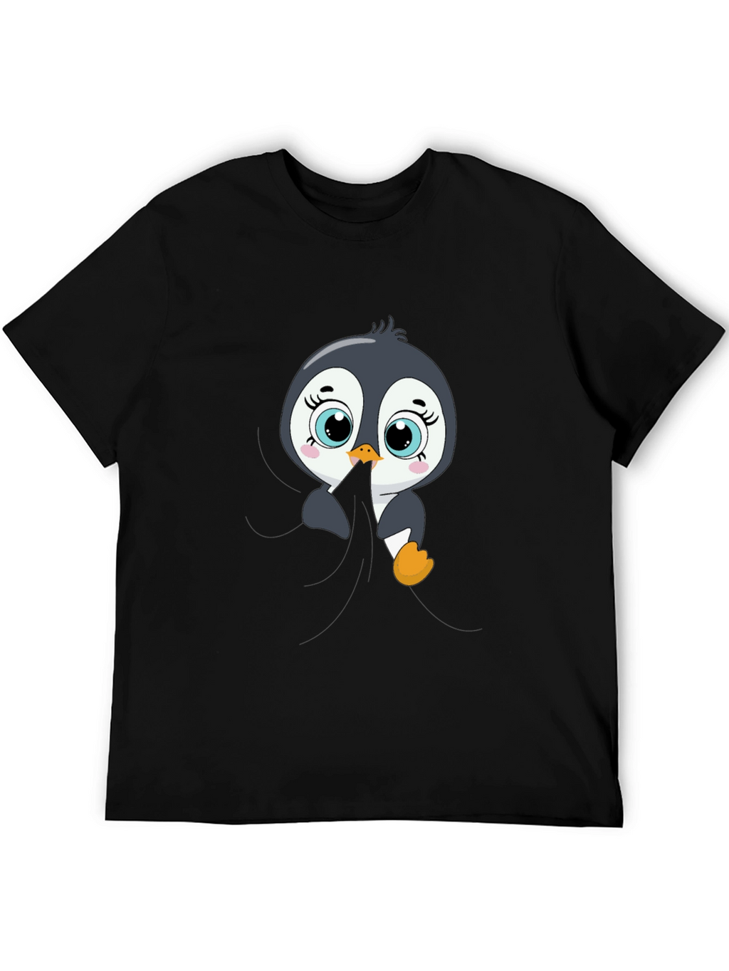Cute Penguin Graphic T-Shirt