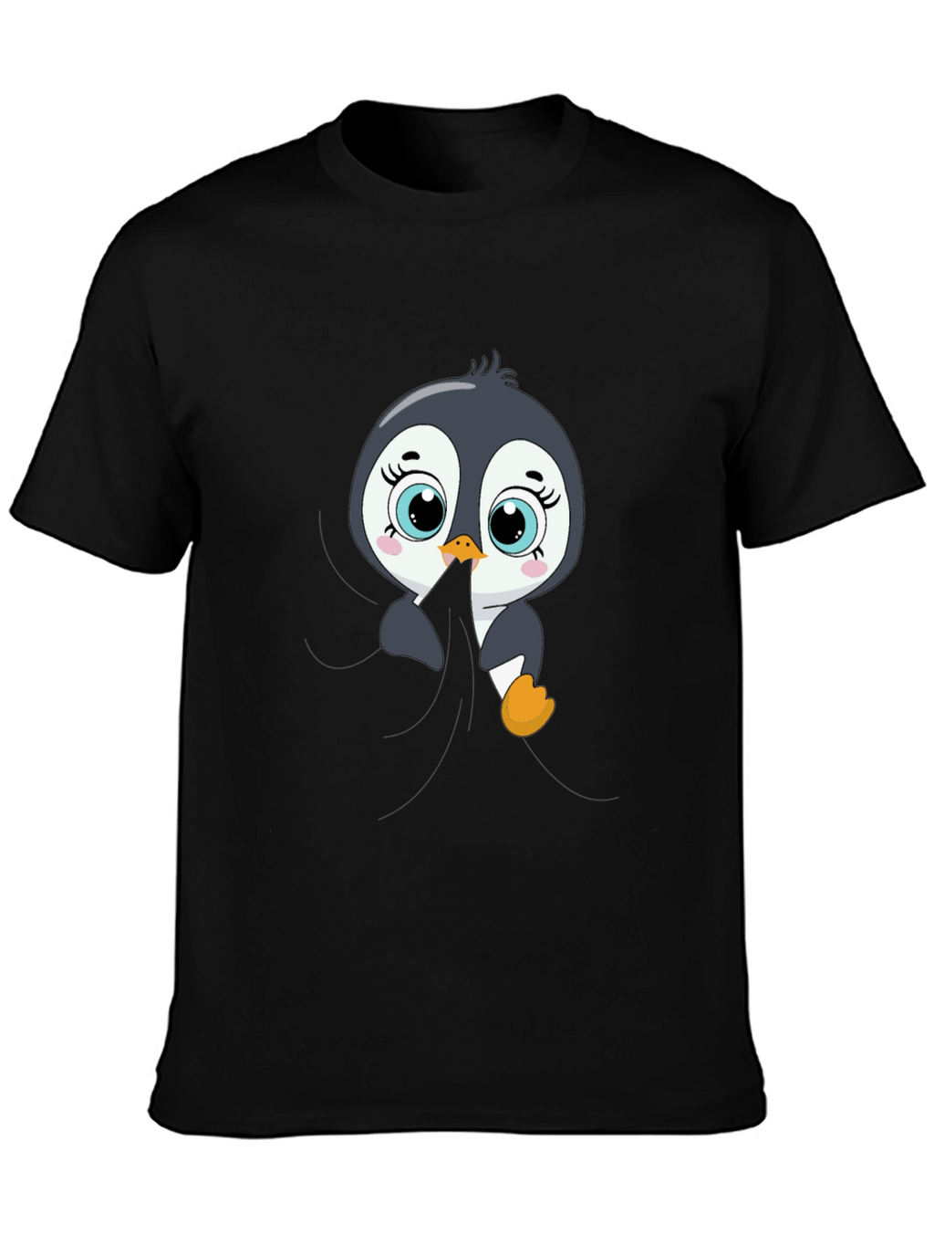 Cute Penguin Graphic T-Shirt