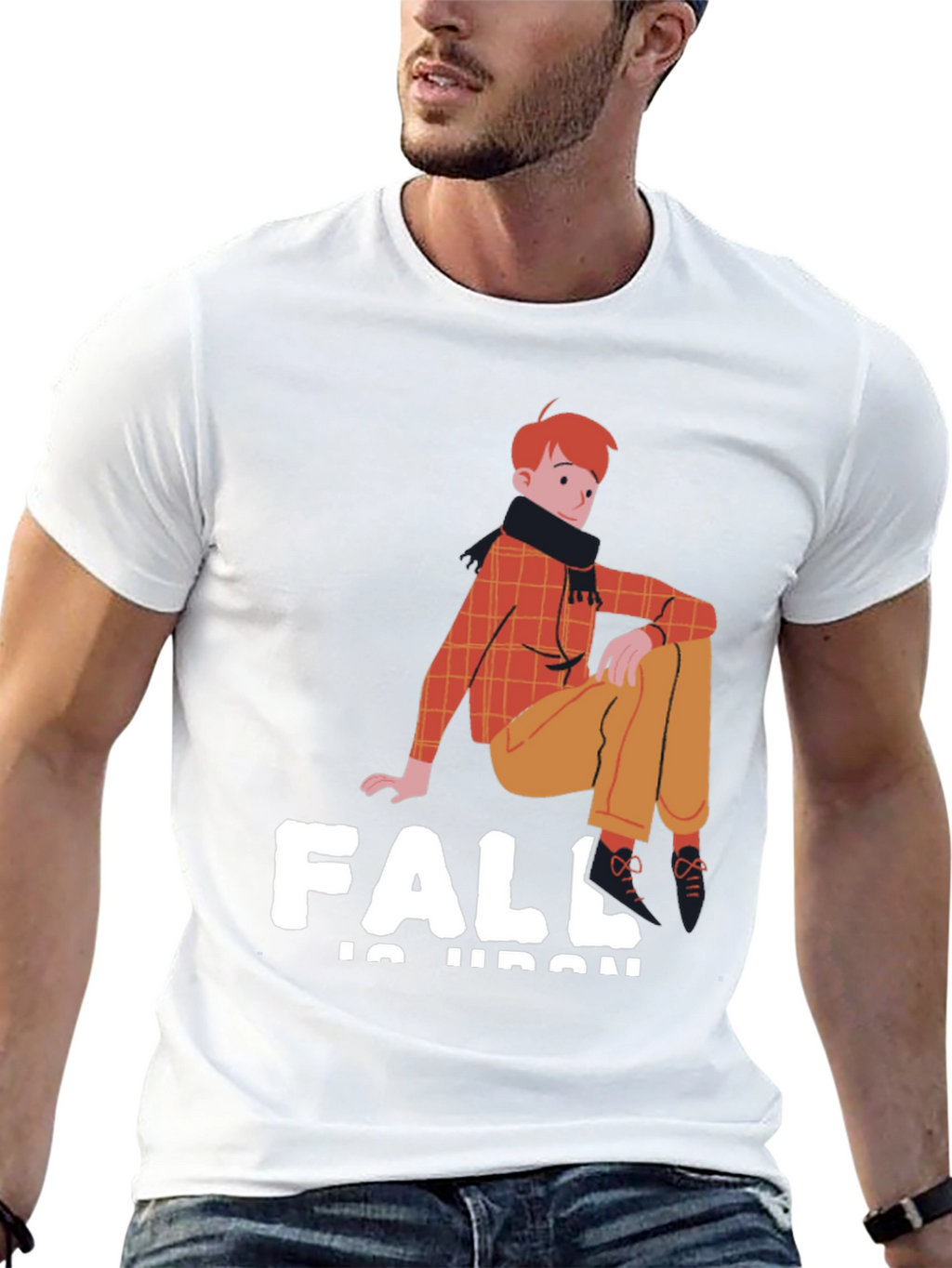 Fall Fashion Graphic Tee - Trendy Autumn T-Shirt