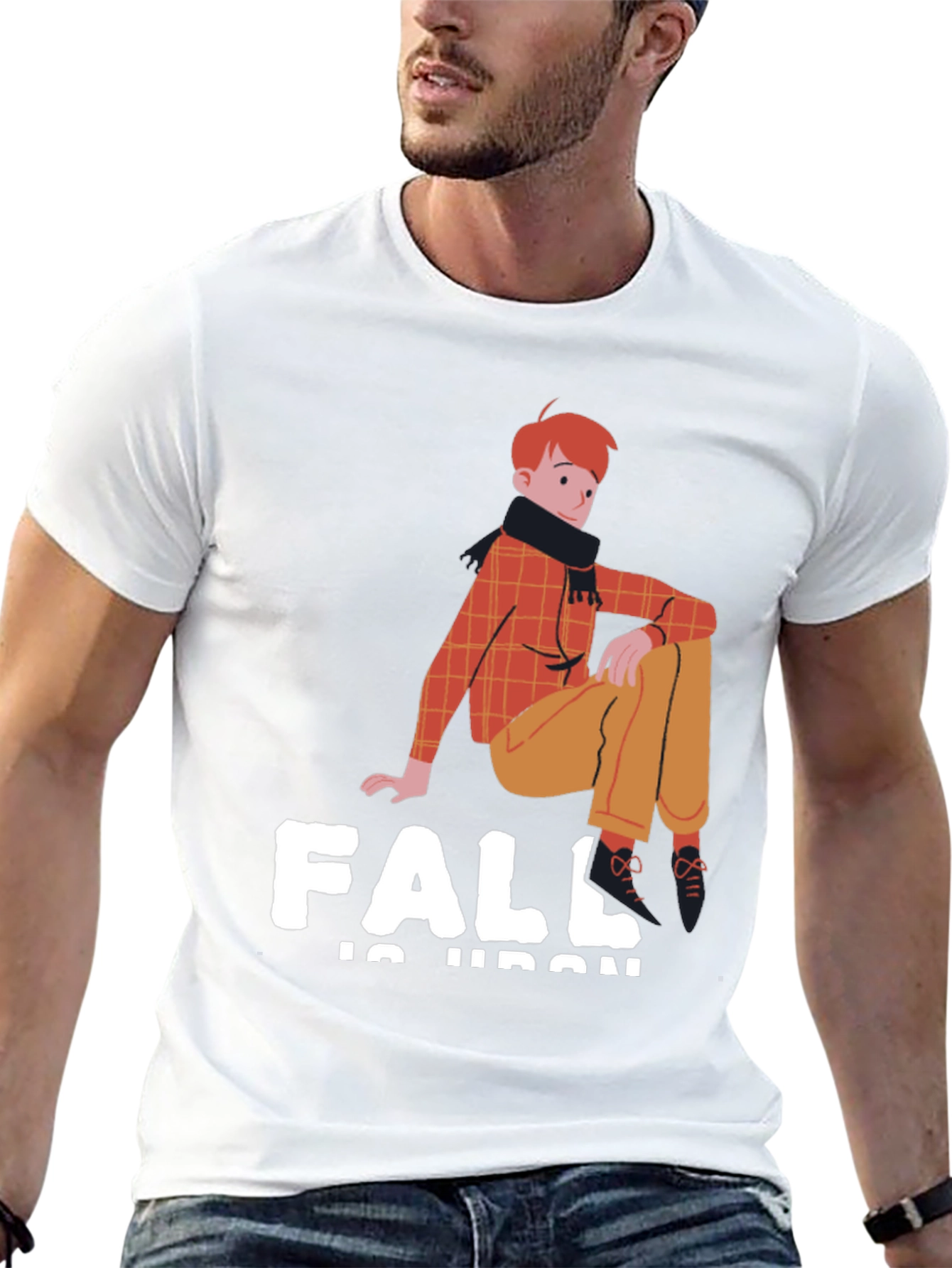Fall Fashion Graphic Tee - Trendy Autumn T-Shirt