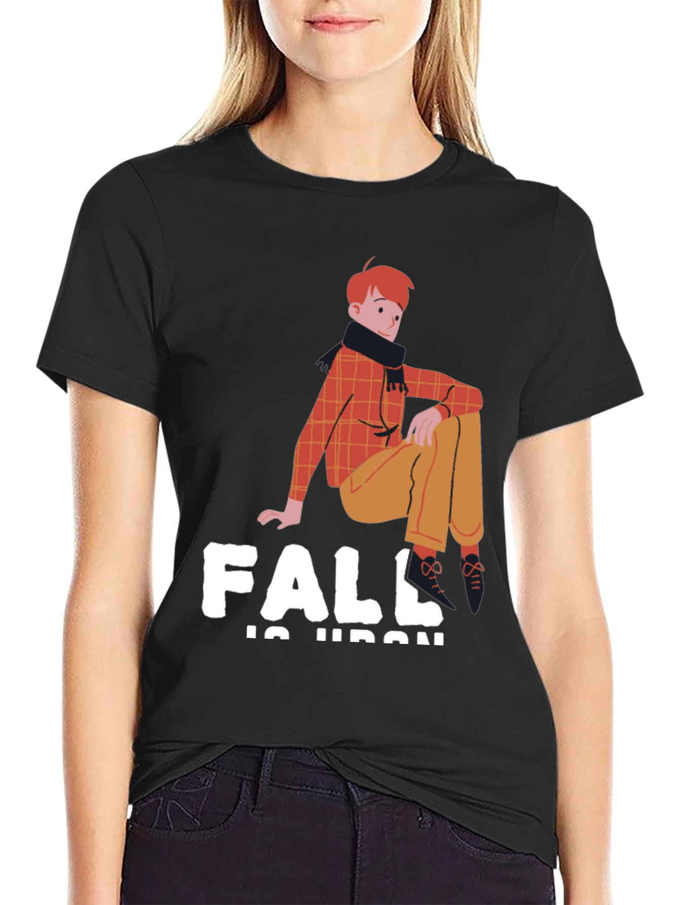 Fall Fashion Graphic Tee - Trendy Autumn T-Shirt