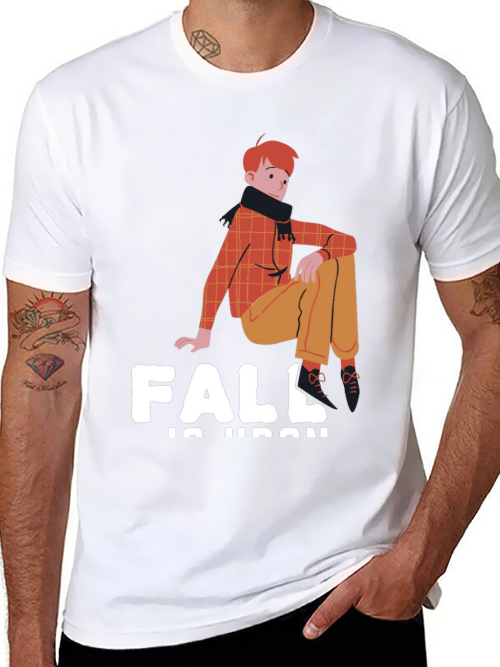 Fall Fashion Graphic Tee - Trendy Autumn T-Shirt