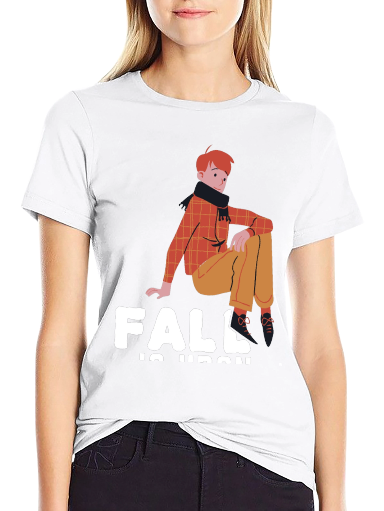 Fall Fashion Graphic Tee - Trendy Autumn T-Shirt
