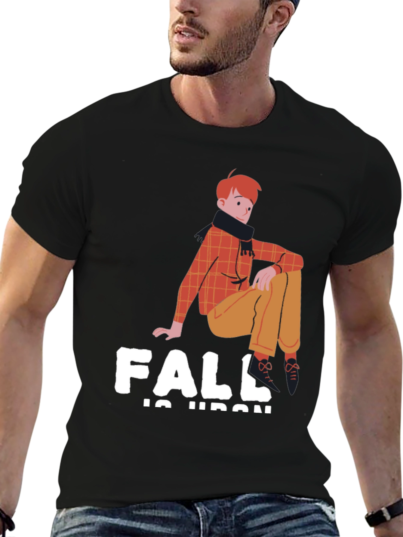 Fall Fashion Graphic Tee - Trendy Autumn T-Shirt