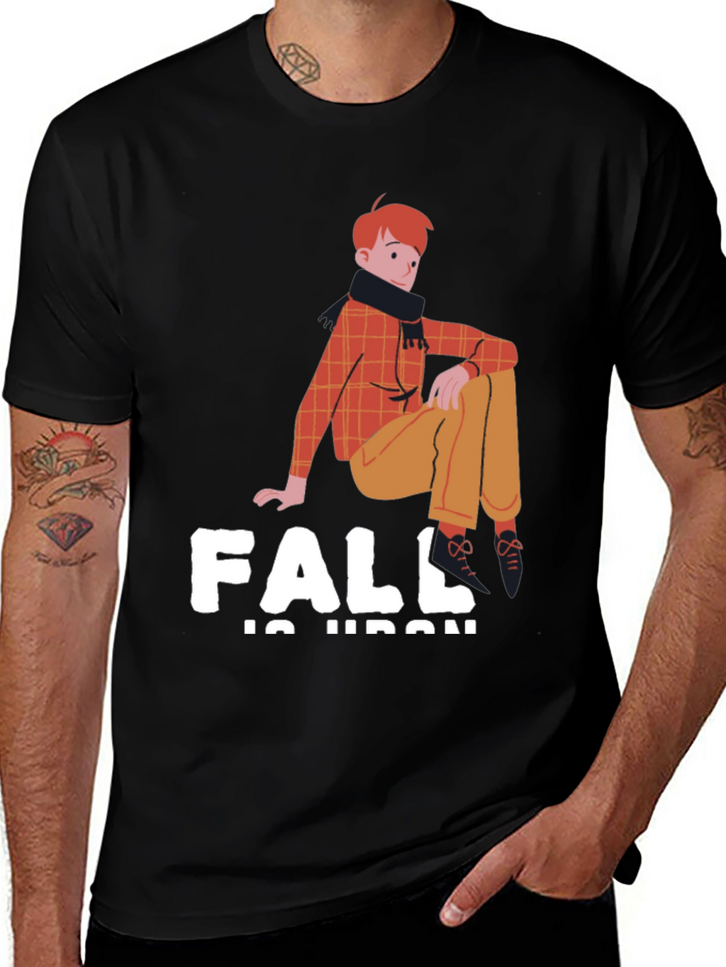 Fall Fashion Graphic Tee - Trendy Autumn T-Shirt