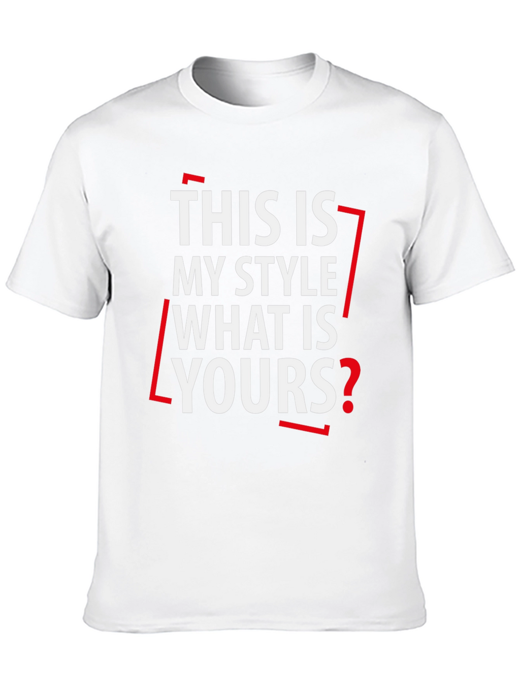 Stylish This Is My Style Graphic Tee