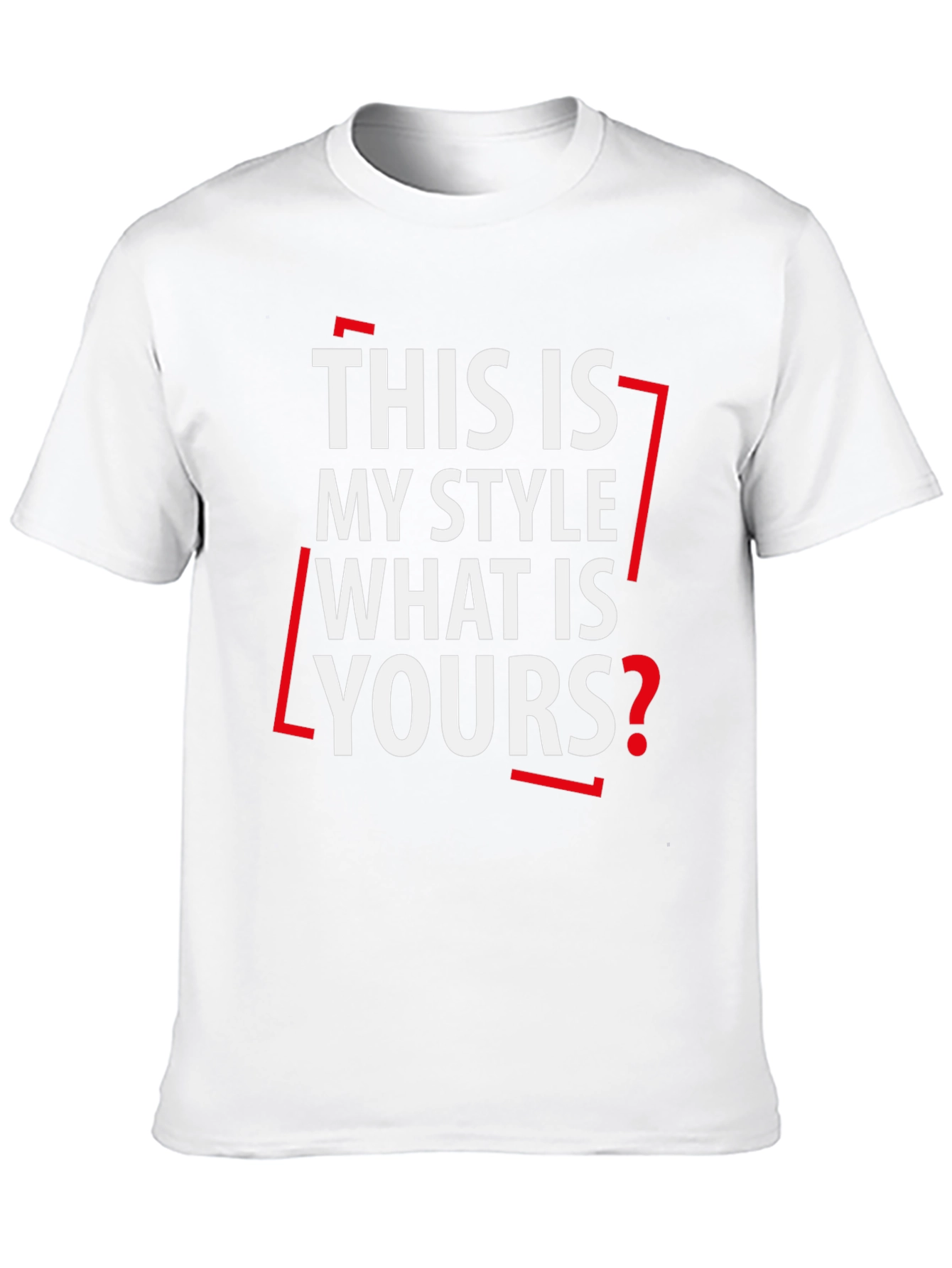 Stylish This Is My Style Graphic Tee
