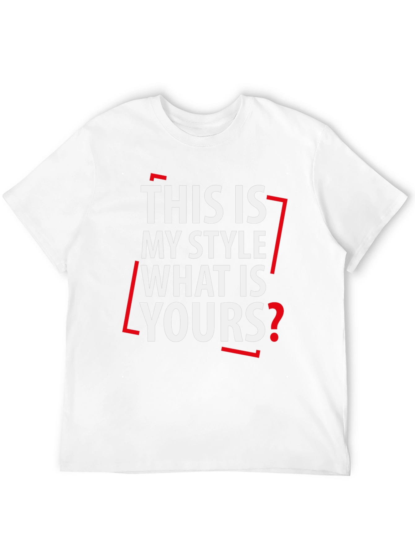 Stylish This Is My Style Graphic Tee