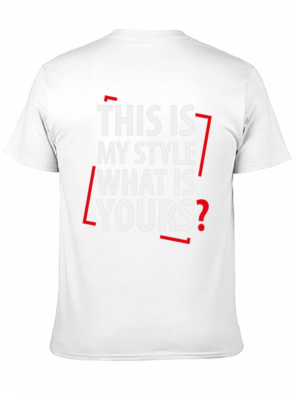 Stylish This Is My Style Graphic Tee