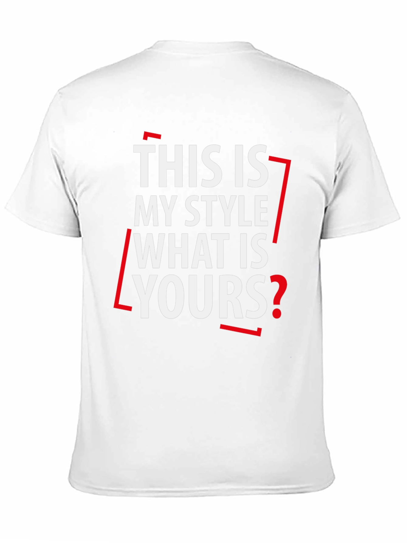 Stylish This Is My Style Graphic Tee