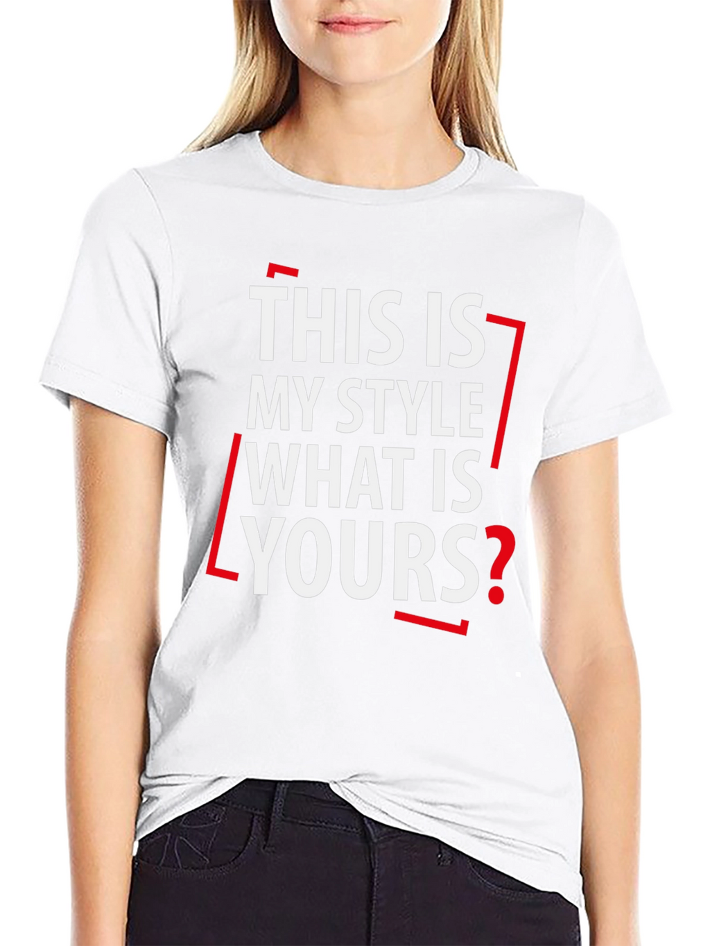 Stylish This Is My Style Graphic Tee