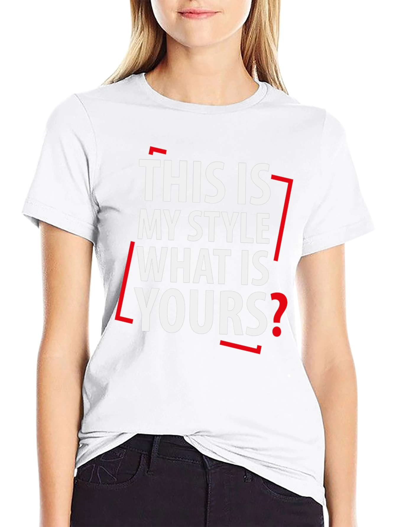 Stylish This Is My Style Graphic Tee