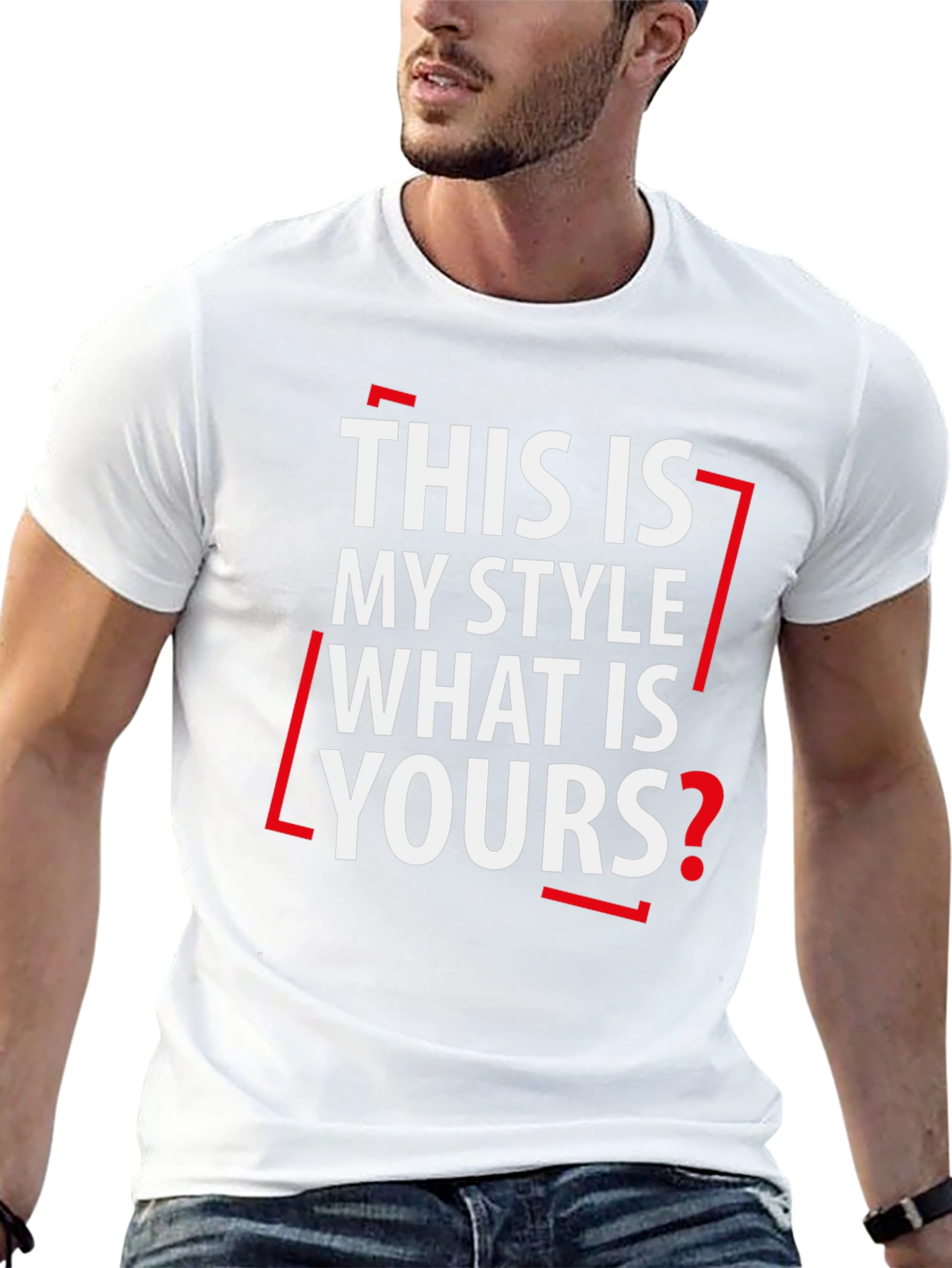 Stylish This Is My Style Graphic Tee