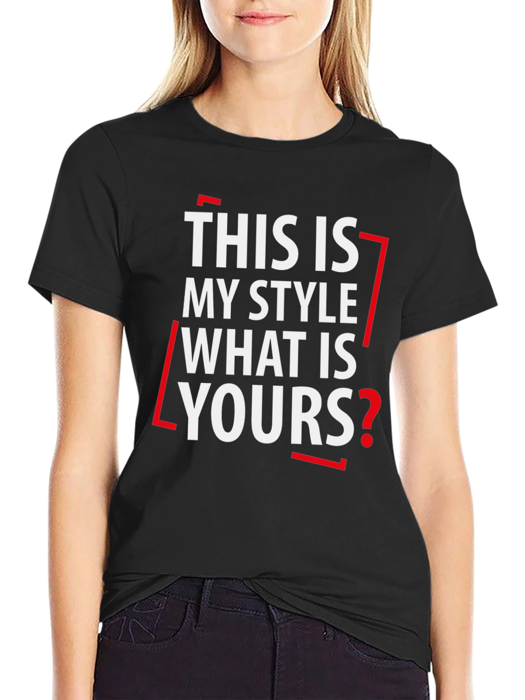 Stylish This Is My Style Graphic Tee