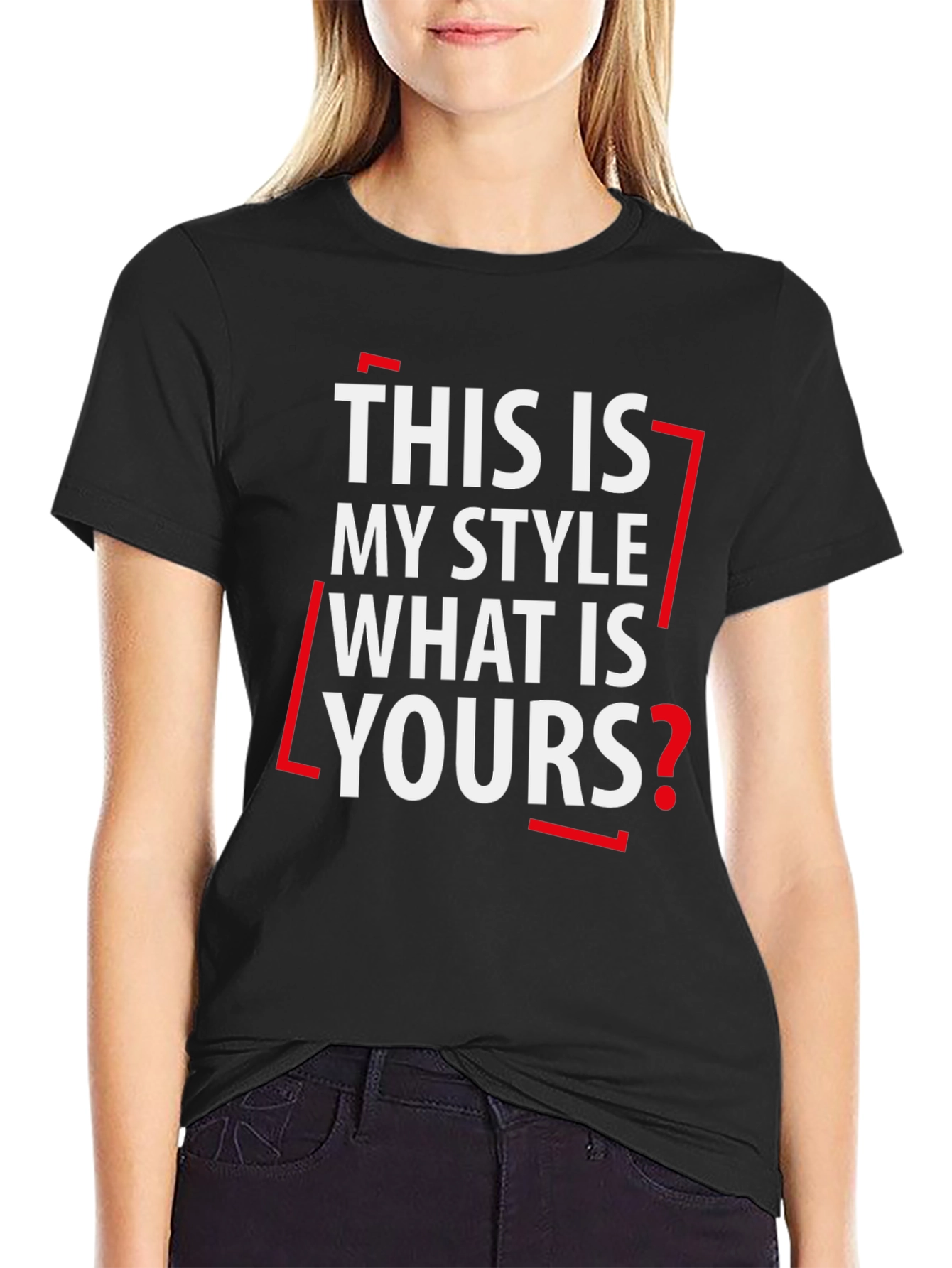 Stylish This Is My Style Graphic Tee