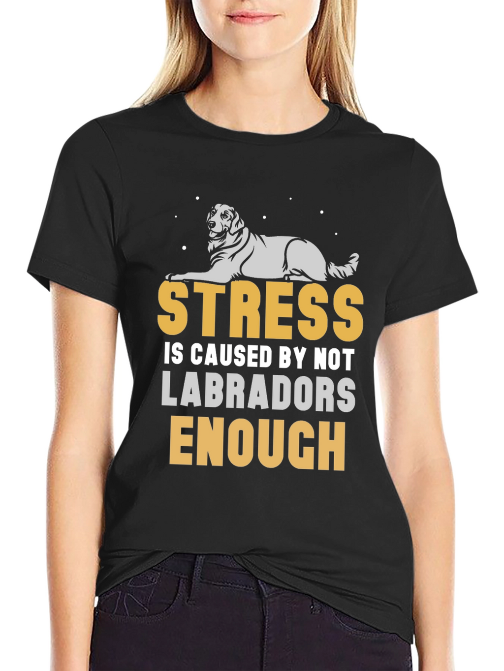 Stress Less Labradors T-Shirt