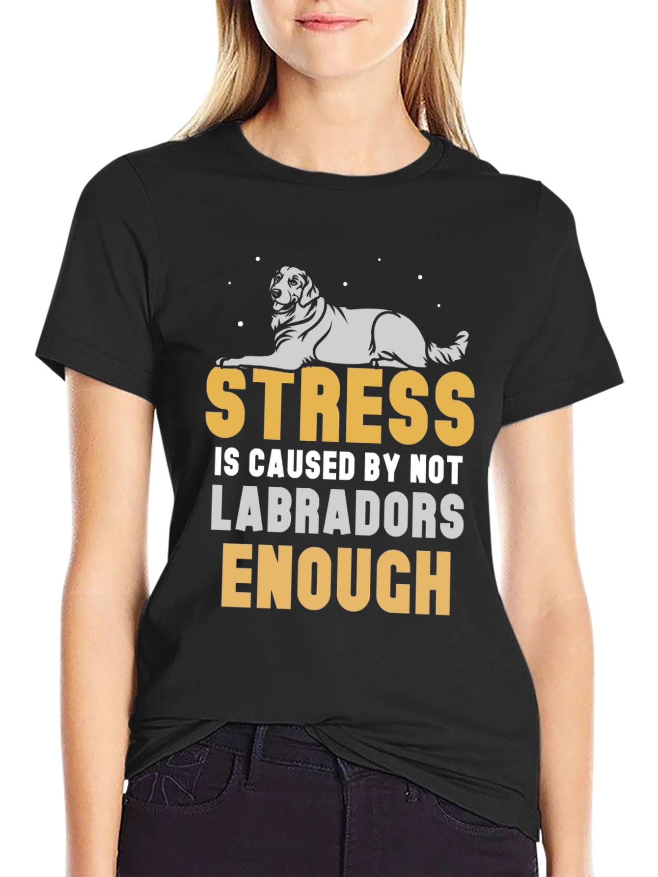 Stress Less Labradors T-Shirt