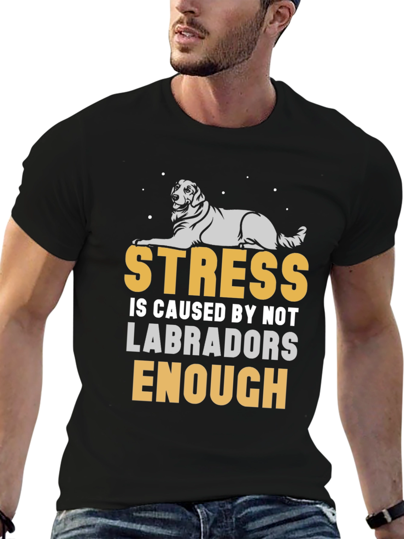 Stress Less Labradors T-Shirt