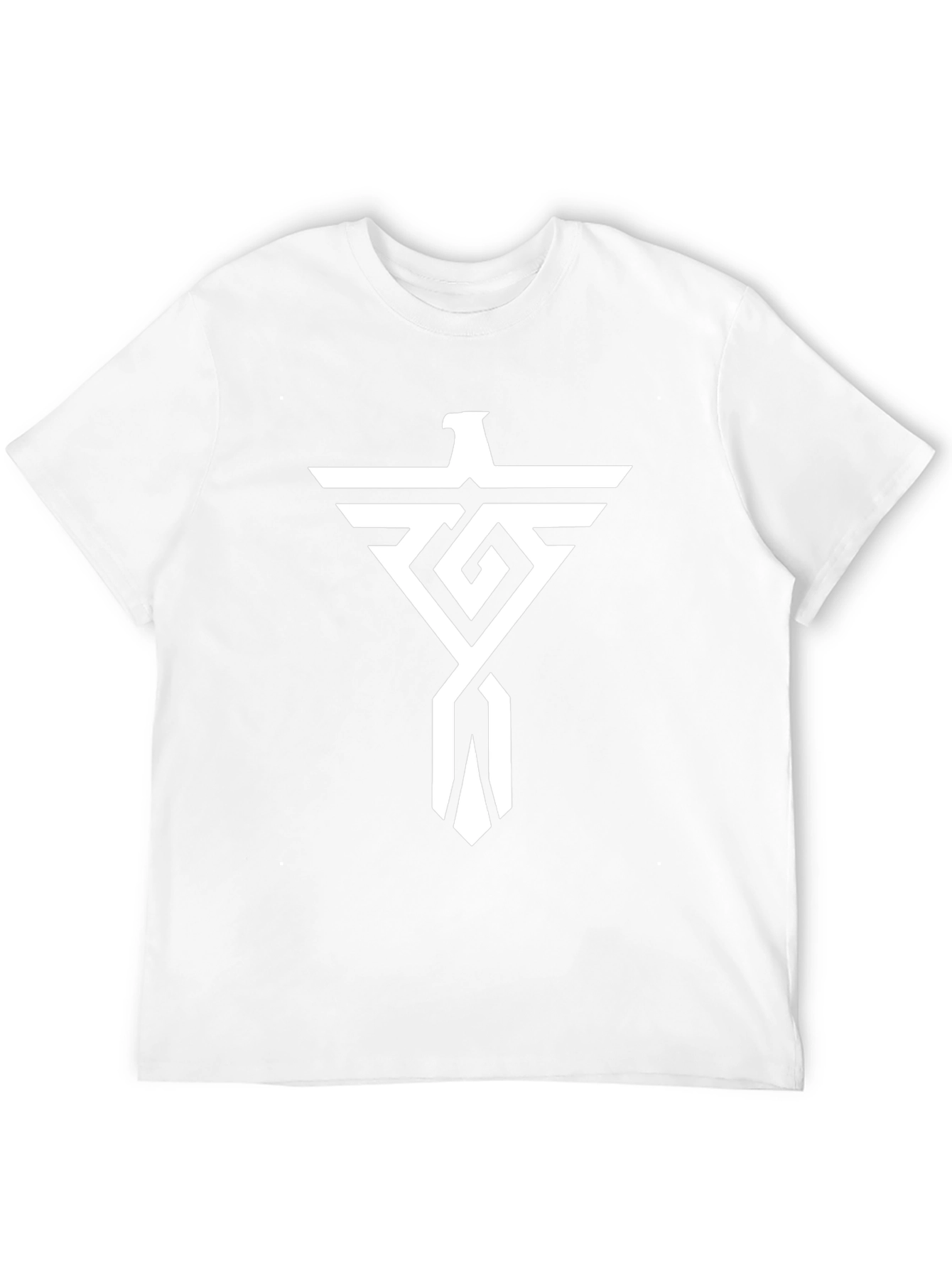 Stylish Graphic Tee - Black Cotton Blend