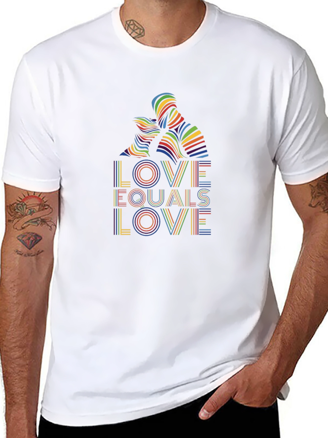 Love Wins Pride Rainbow Graphic Tee
