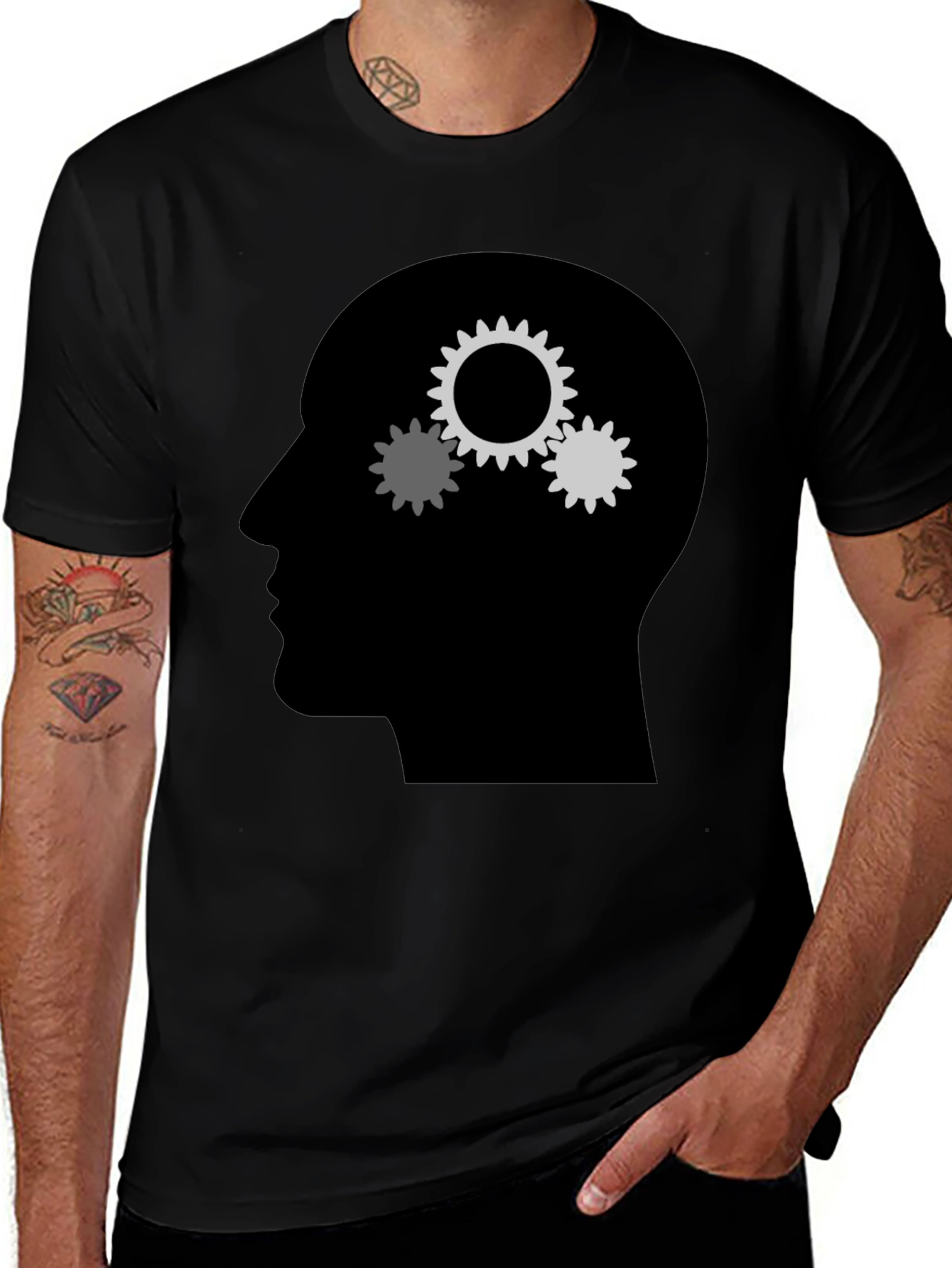 Gears Mind T-Shirt - Thinking Design