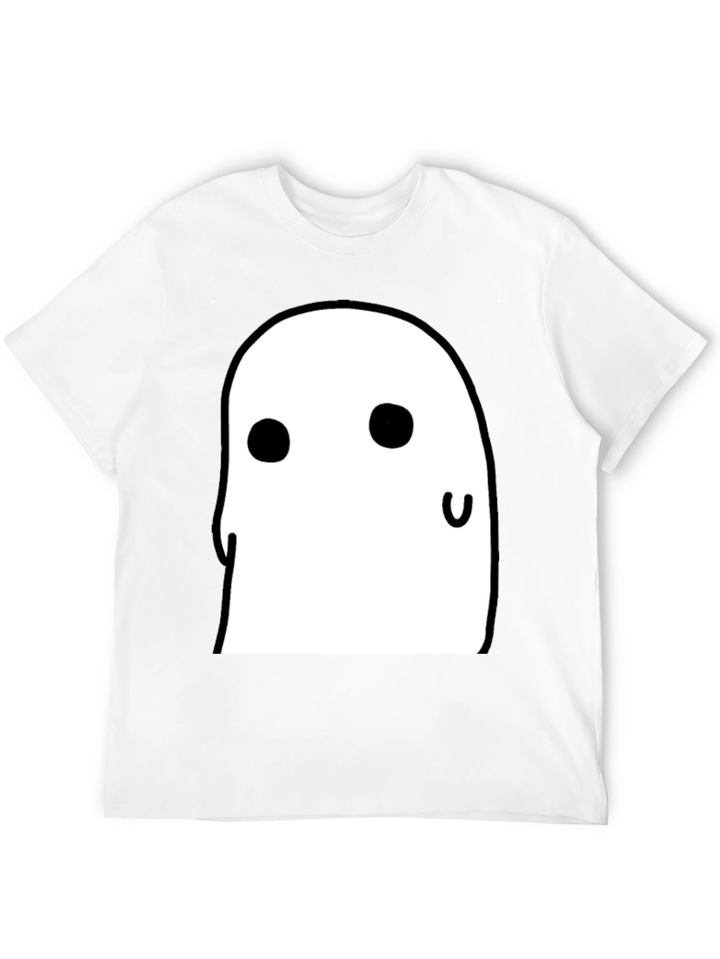 Cute Ghost Graphic Tee - Halloween Spooky Season T-Shirt