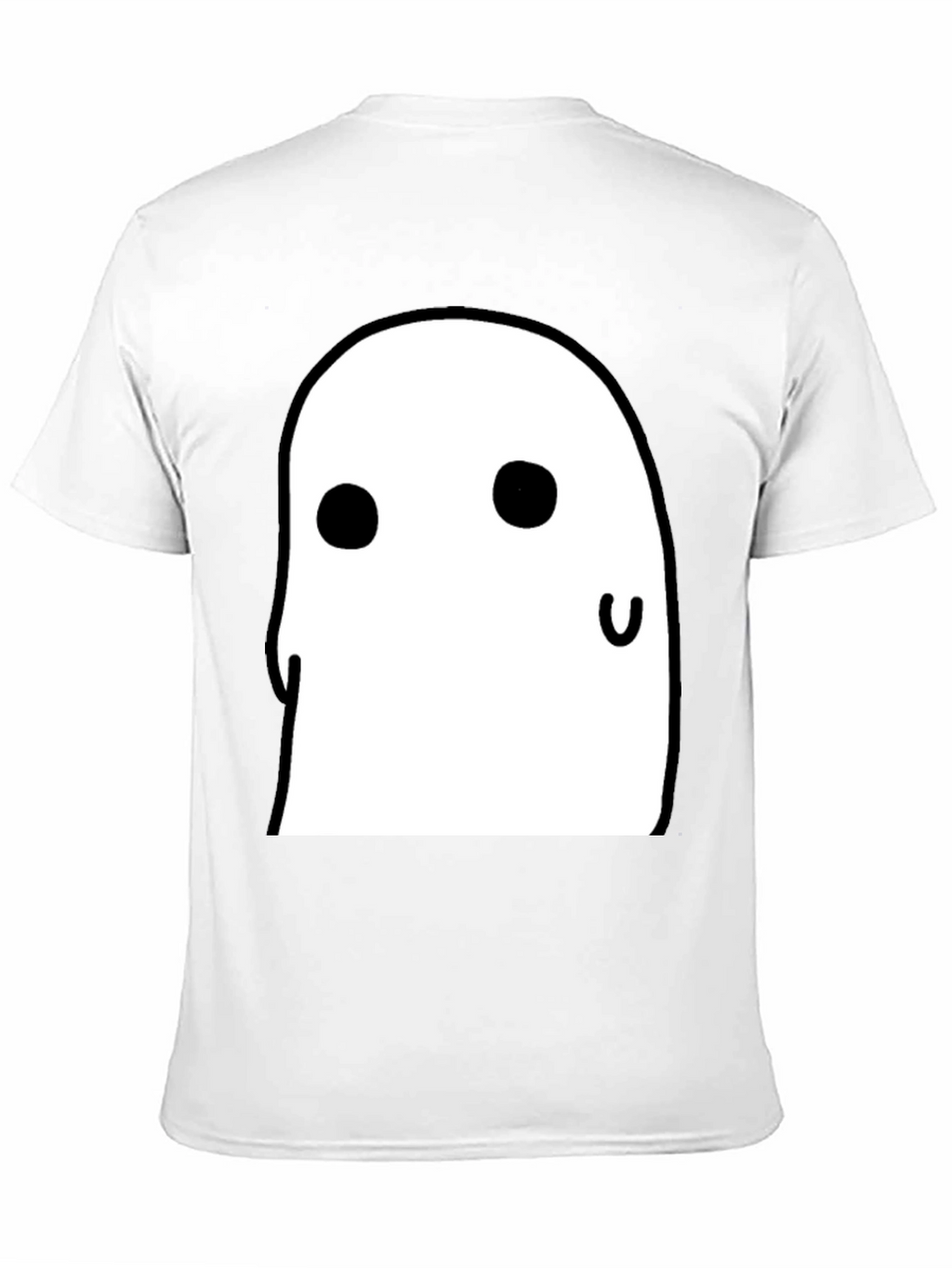 Cute Ghost Graphic Tee - Halloween Spooky Season T-Shirt