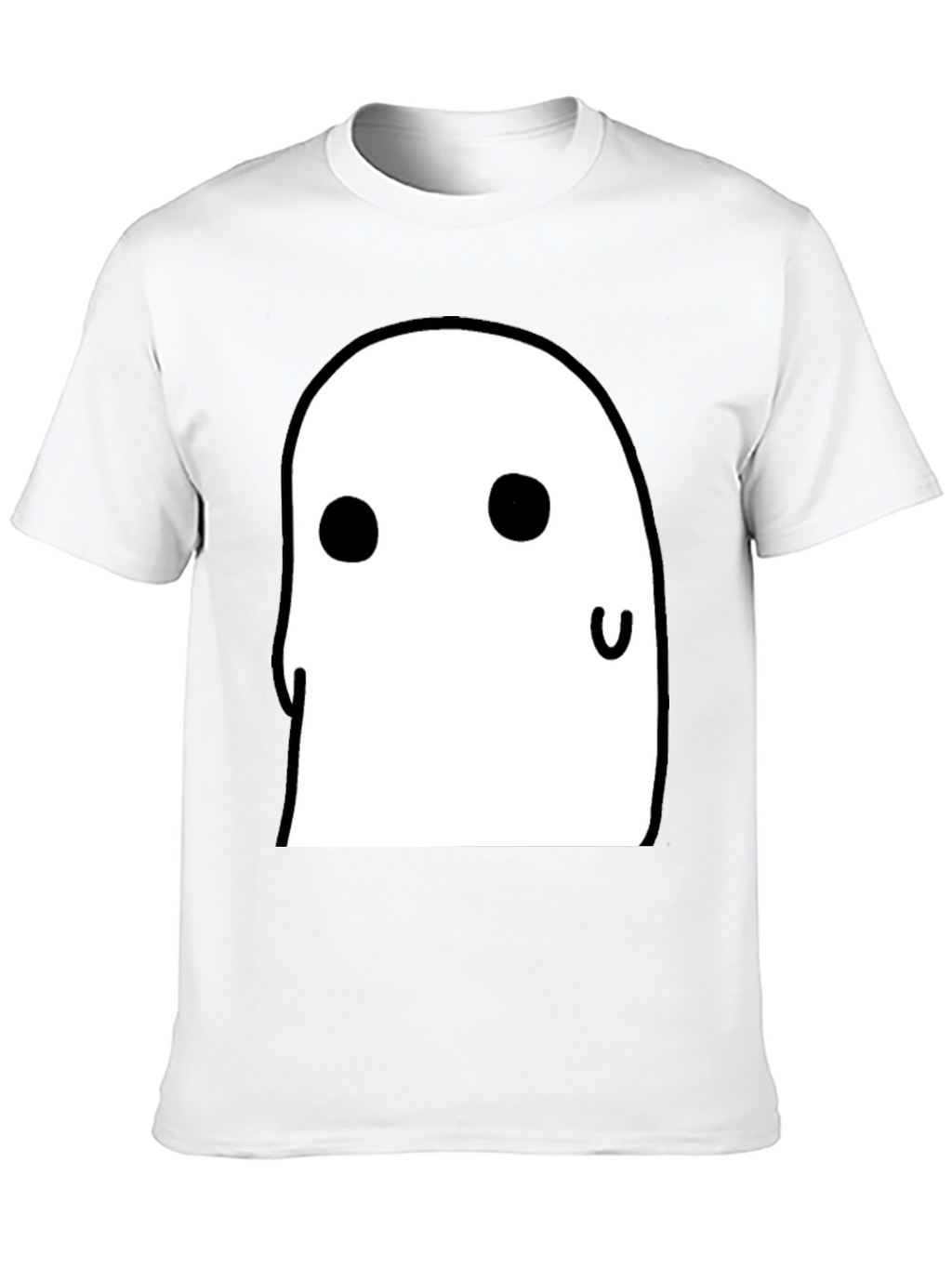 Cute Ghost Graphic Tee - Halloween Spooky Season T-Shirt