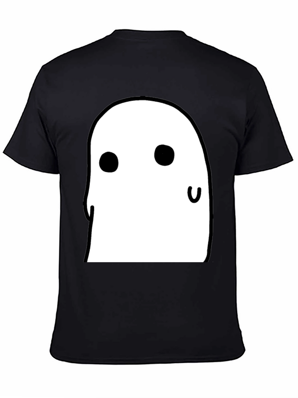 Cute Ghost Graphic Tee - Halloween Spooky Season T-Shirt