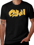 Clown Graphic Print Black T-Shirt