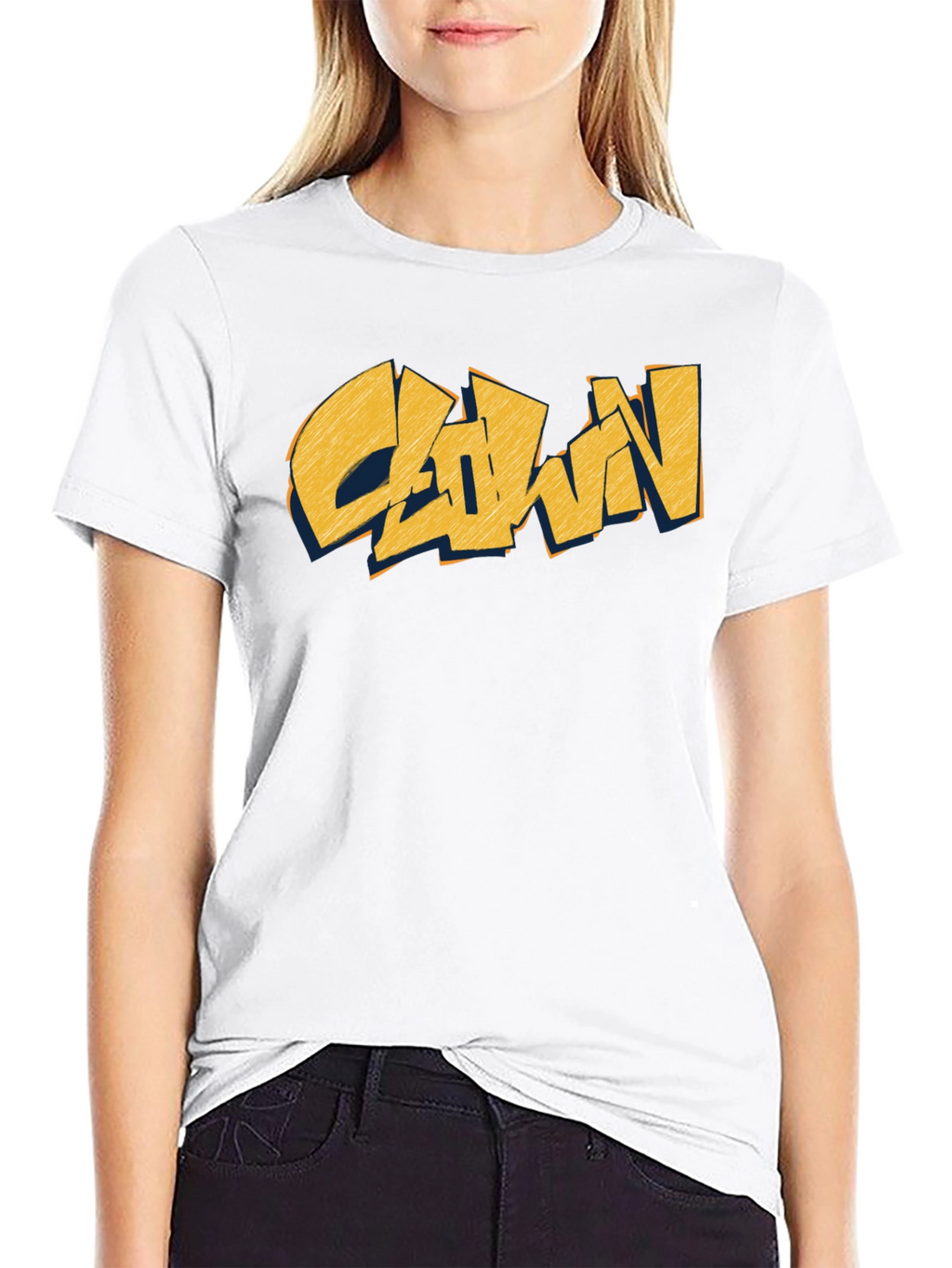 Clown Graphic Print Black T-Shirt