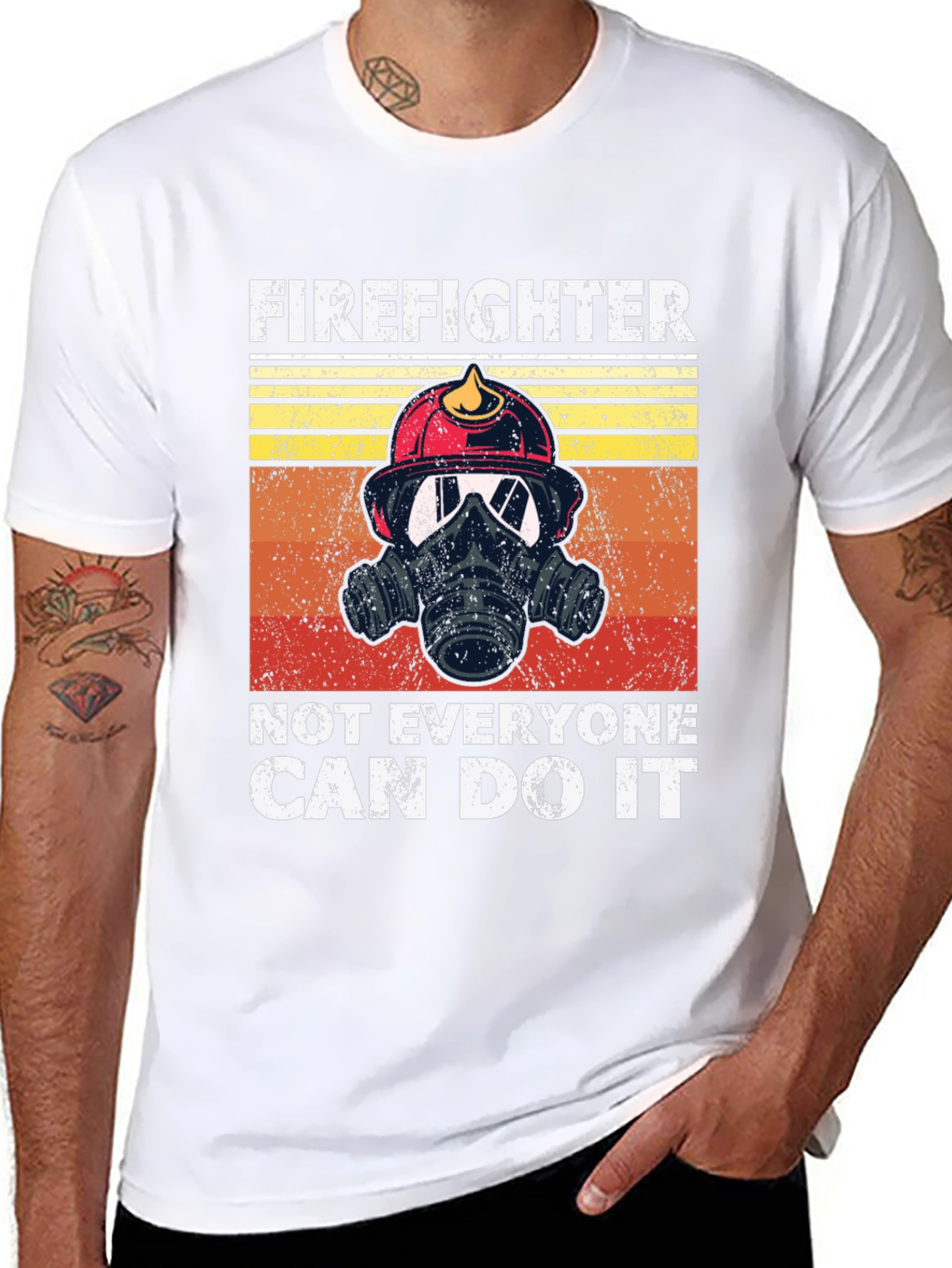Firefighter Graphic T-Shirt - Not Everyone Can Do It Tee