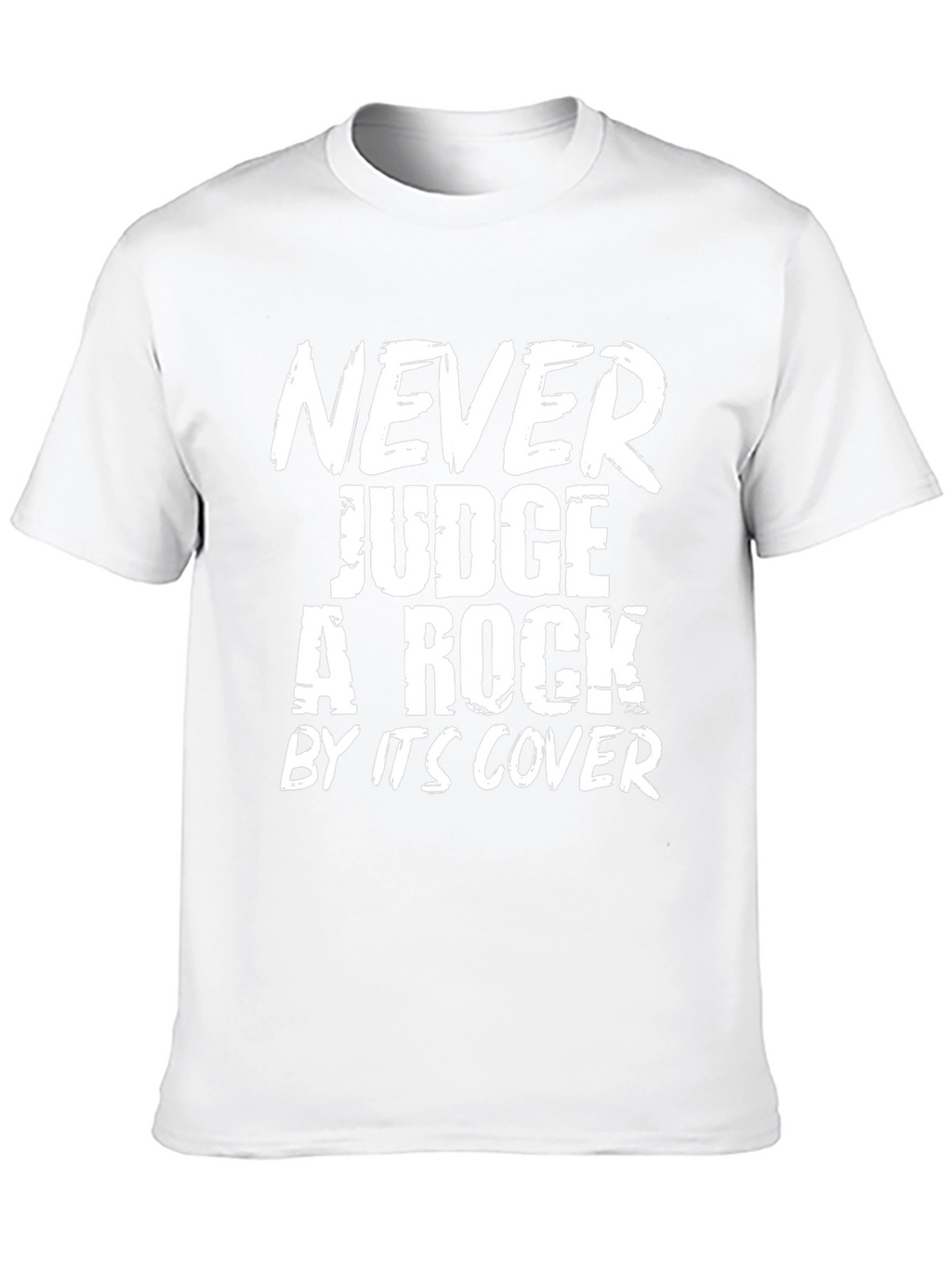Never Judge a Rock Black T-Shirt