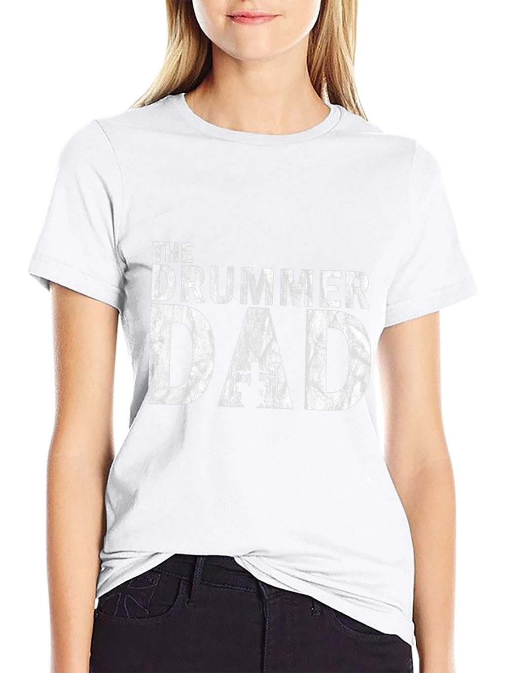 The Drummer Dad Graphic T-Shirt - Musician Father Tee