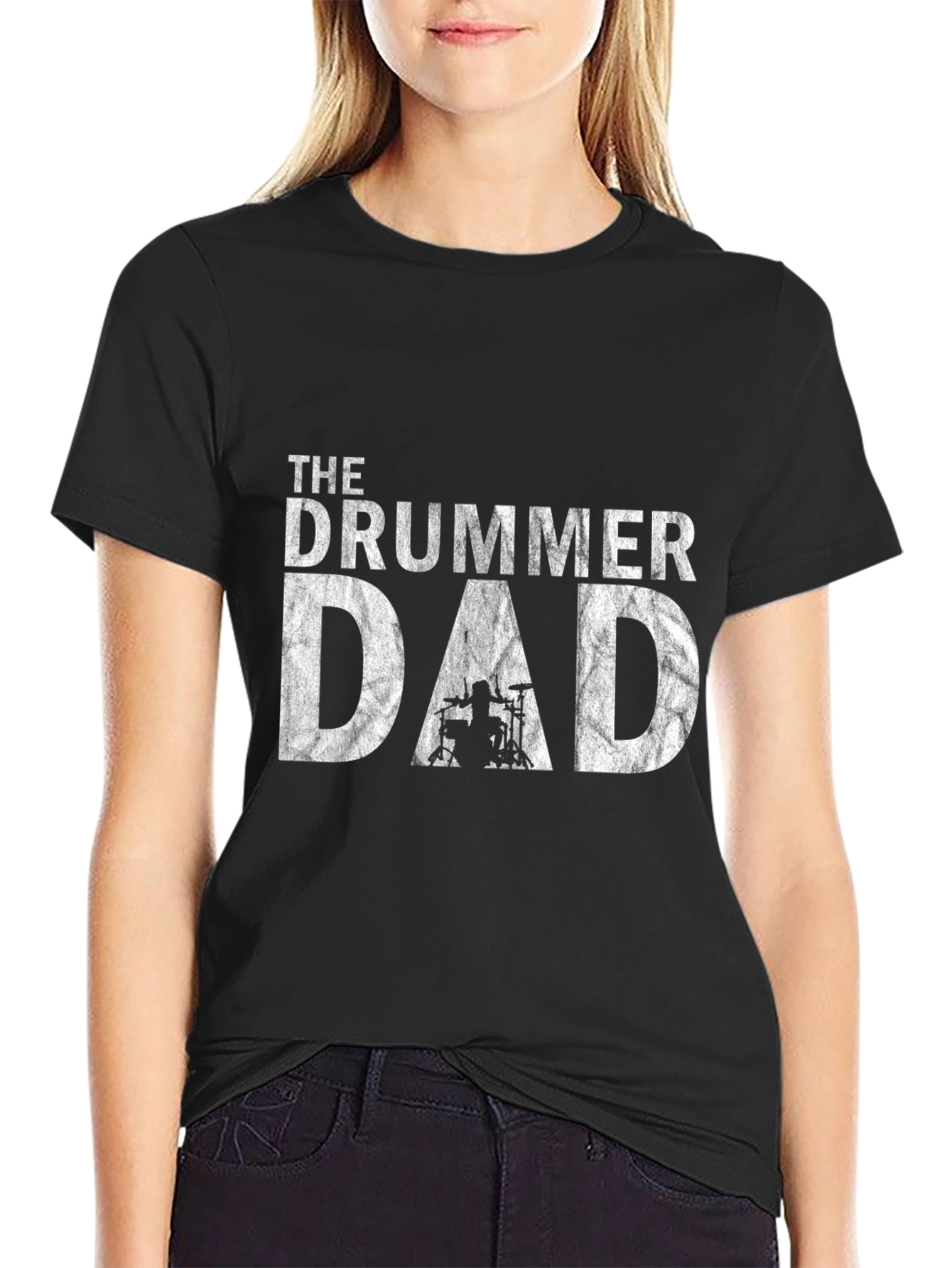 The Drummer Dad Graphic T-Shirt - Musician Father Tee