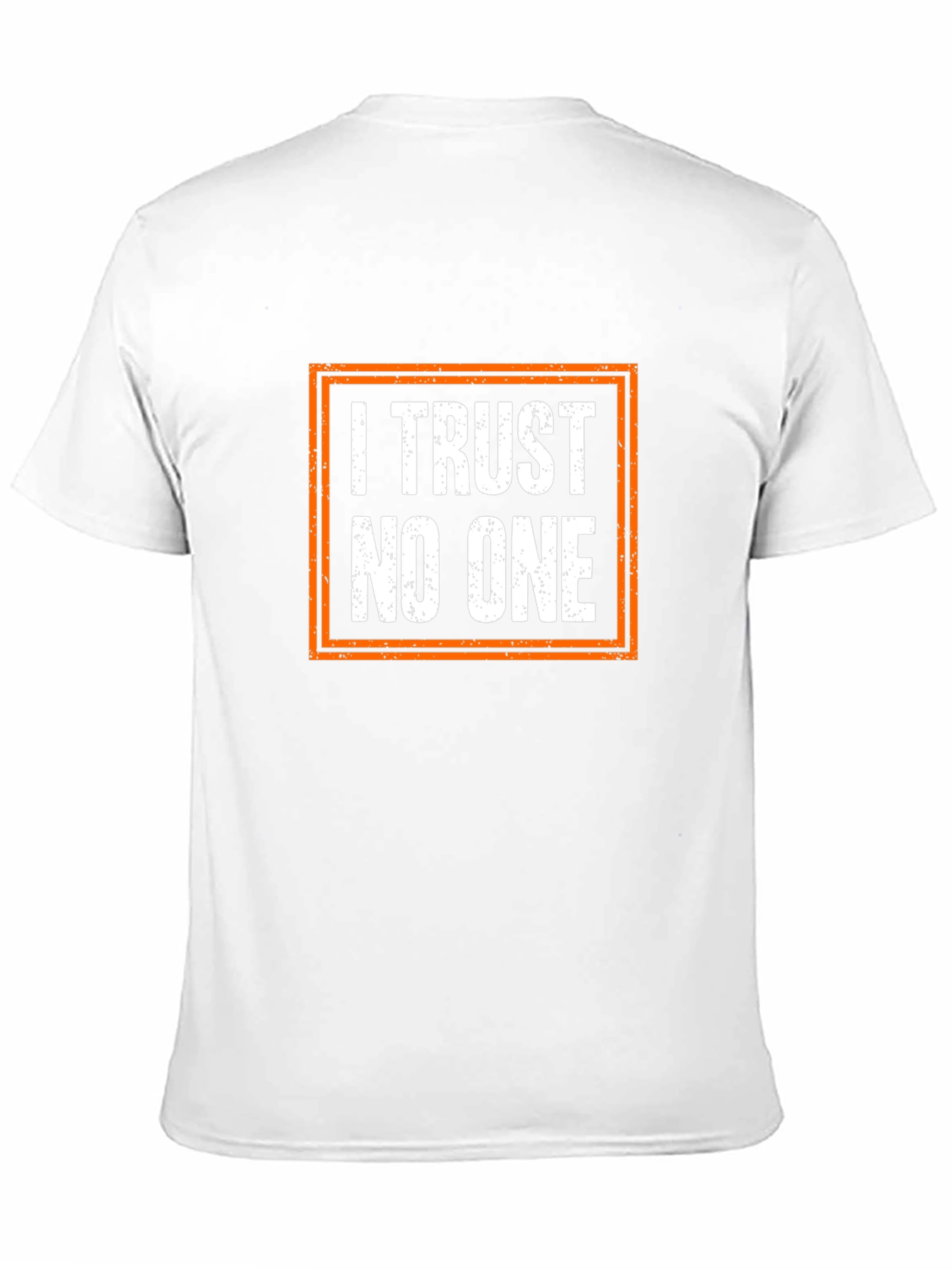 I Trust No One Graphic T-Shirt - Black