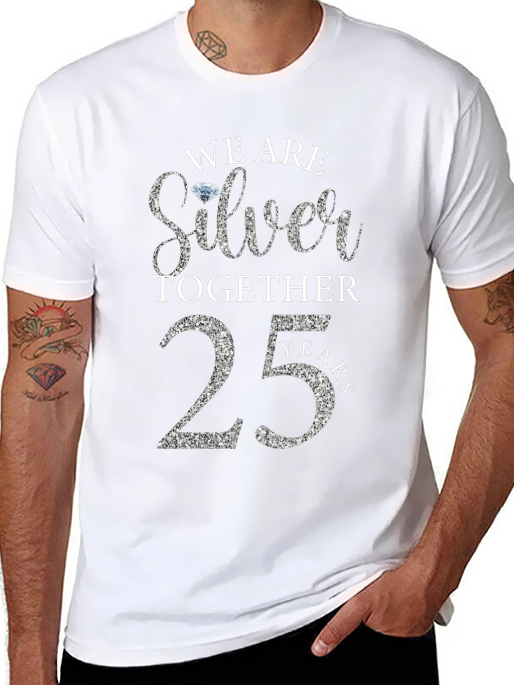 Silver Anniversary 25 Years T-Shirt