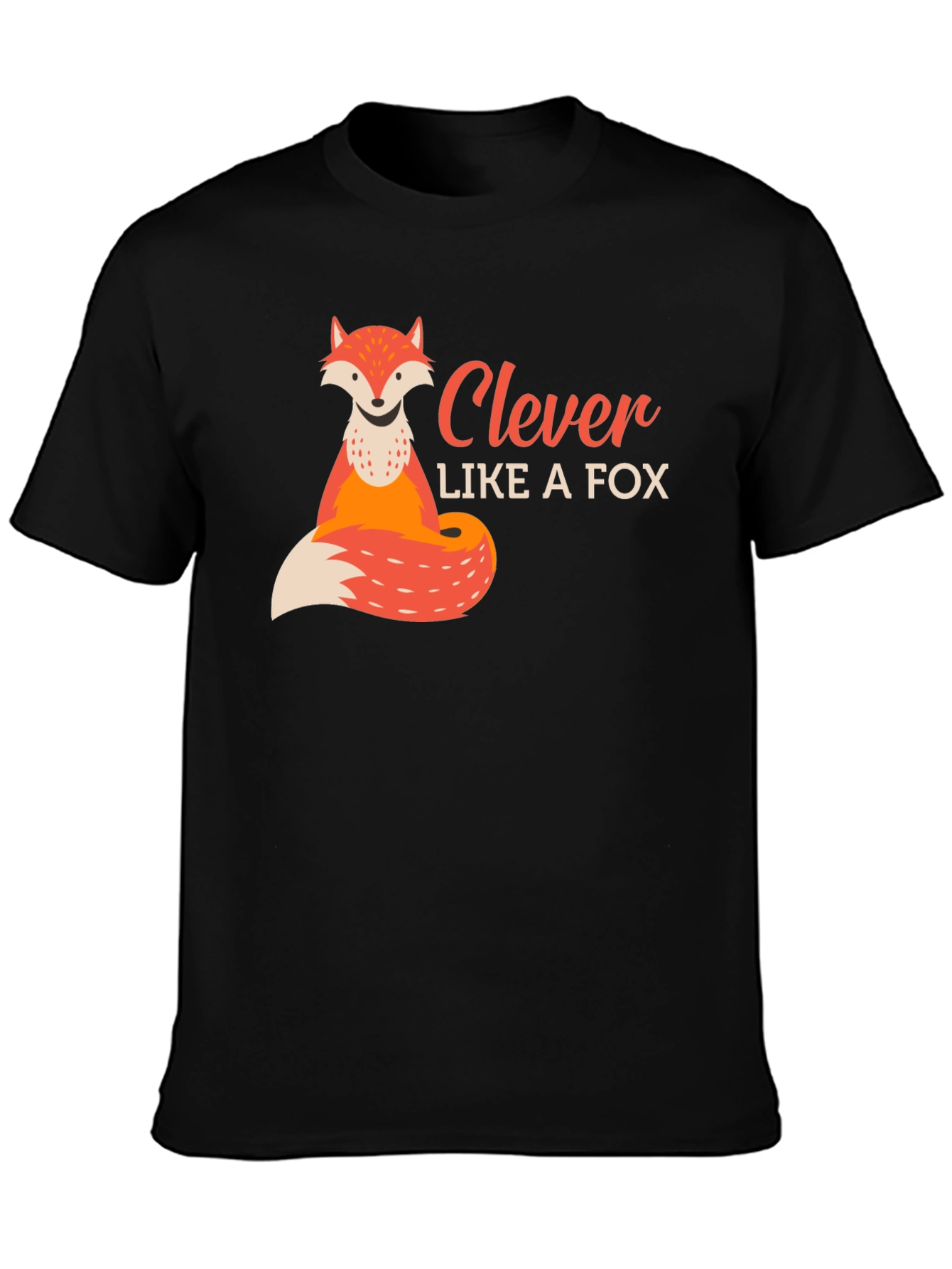 Clever Like a Fox T-Shirt - Soft Cotton Blend