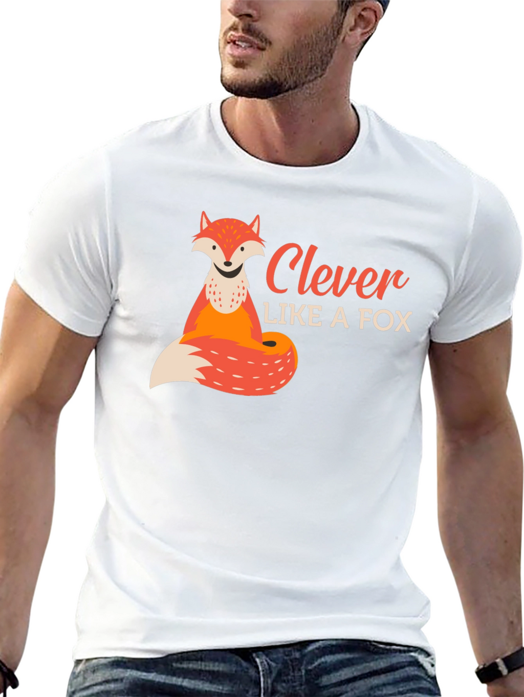 Clever Like a Fox T-Shirt - Soft Cotton Blend