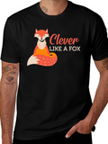 Clever Like a Fox T-Shirt - Soft Cotton Blend