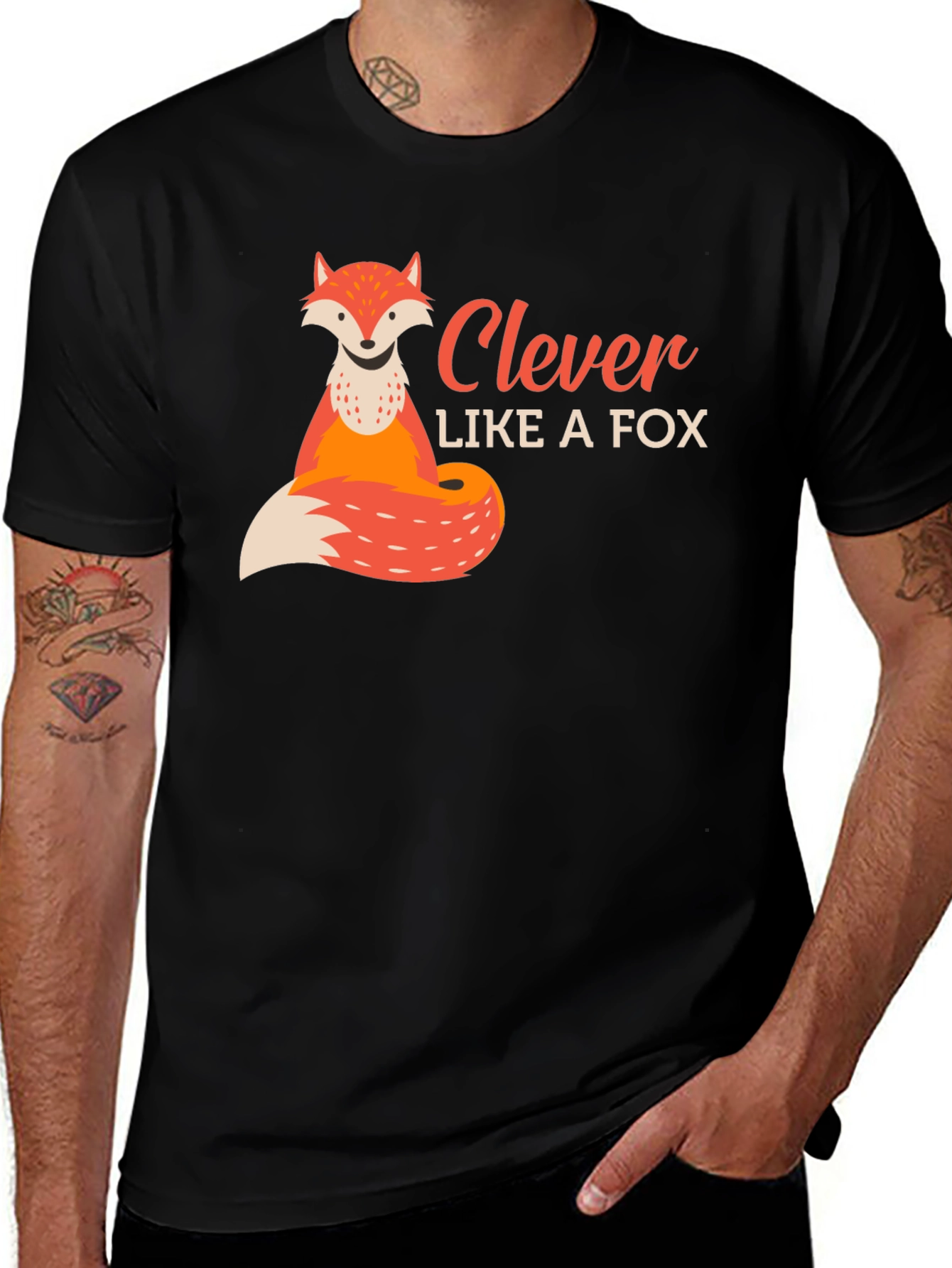 Clever Like a Fox T-Shirt - Soft Cotton Blend