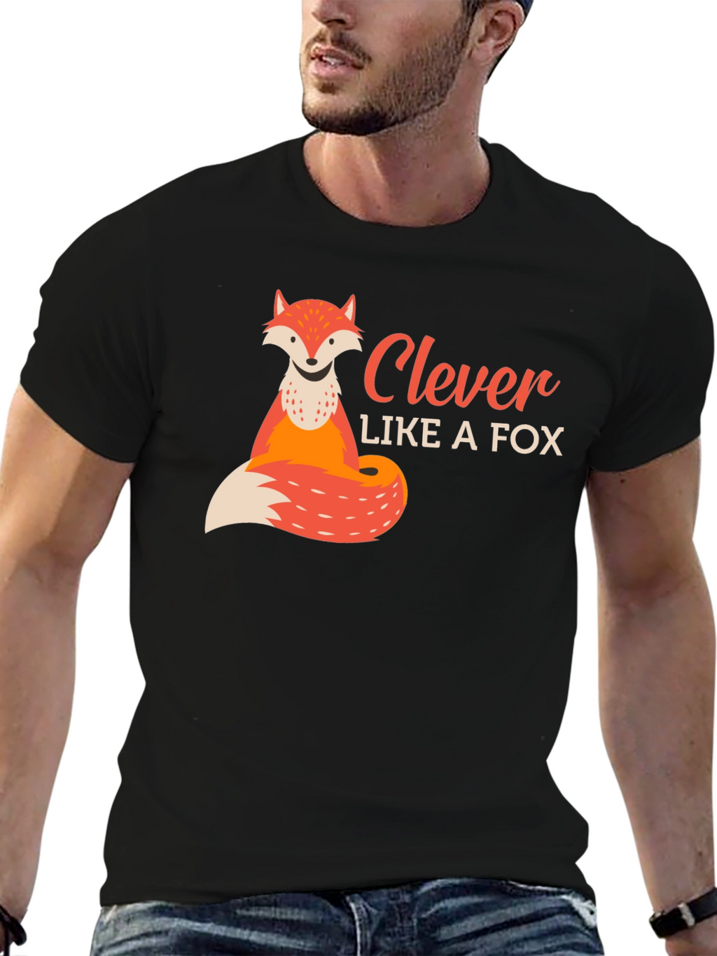 Clever Like a Fox T-Shirt - Soft Cotton Blend