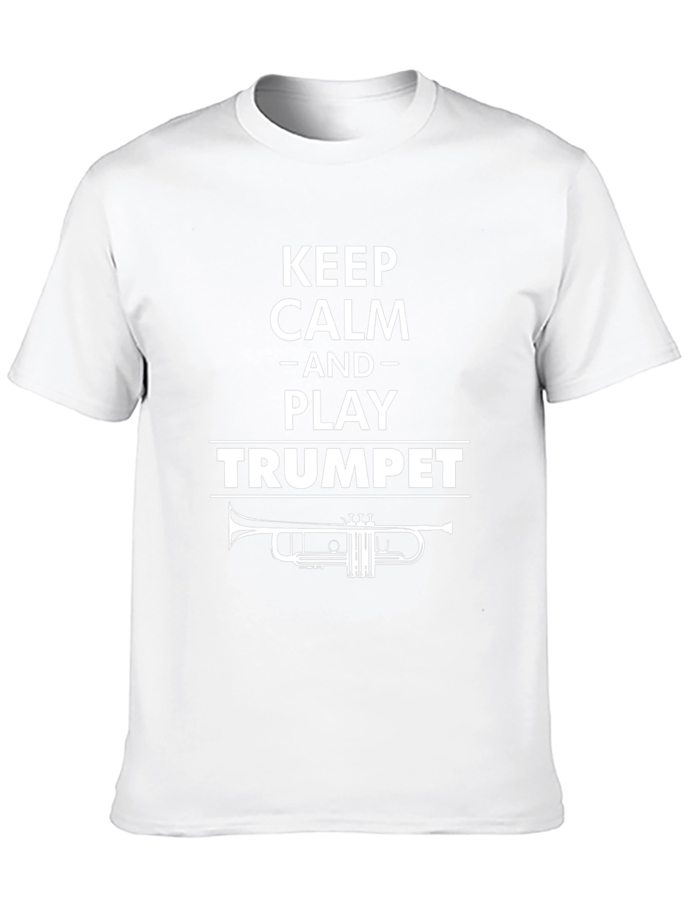 Keep Calm and Play Trumpet Graphic T-Shirt