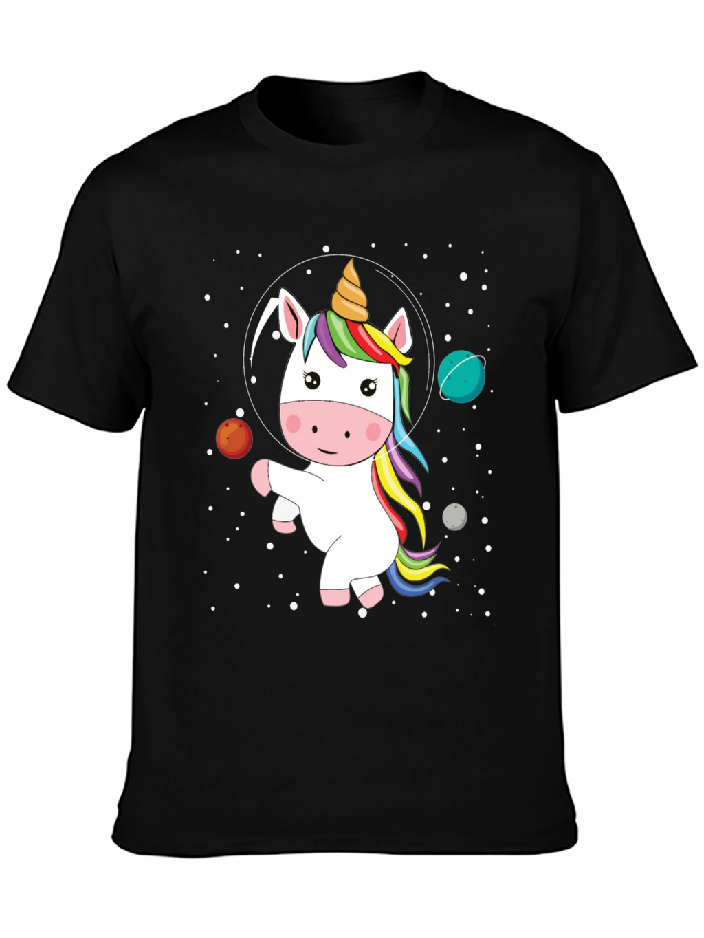 Unicorn in Space Graphic Tee
