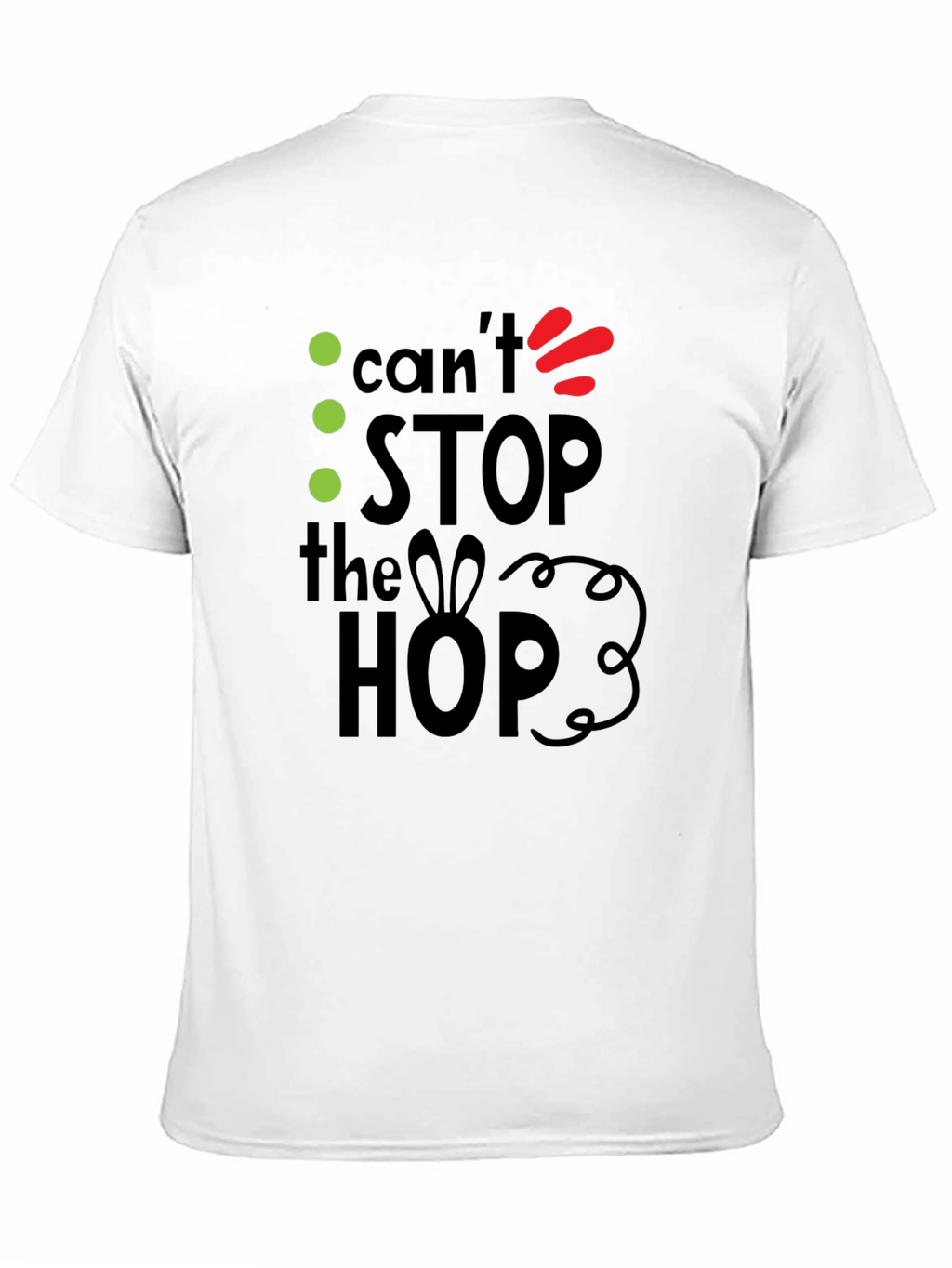 Cant Stop the Hop Black Graphic Tee